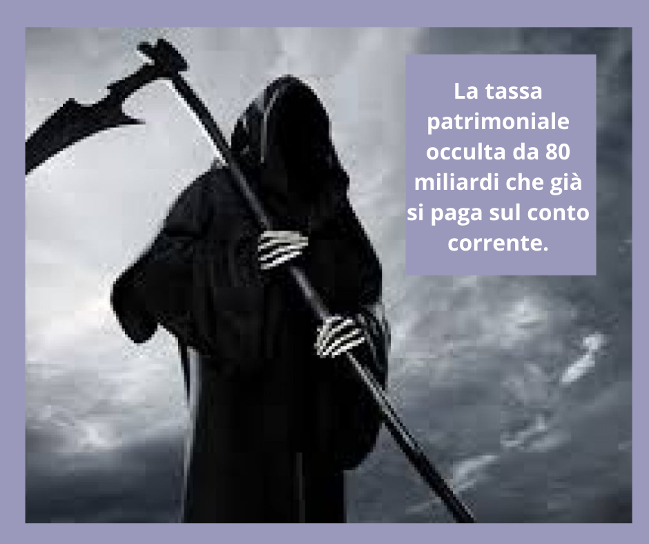 Rappresentazione visiva dell'articolo: La tassa patrimoniale occulta da 80 miliardi che già si paga sul conto corrente.
