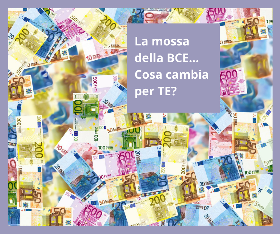 Rappresentazione visiva dell'articolo: La mossa della BCE...
Cosa cambia per TE?