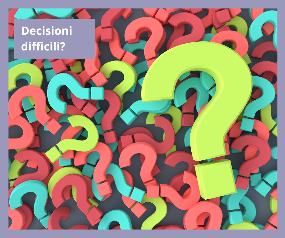 Rappresentazione visiva dell'articolo: Decisioni difficili - come scegliere?